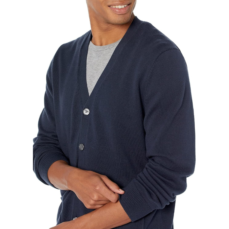 Button Front Knit Cardigan Long Sleeve