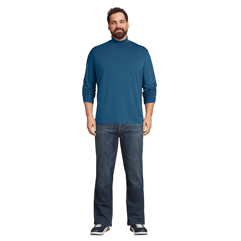 Super T Cotton Blend Turtleneck