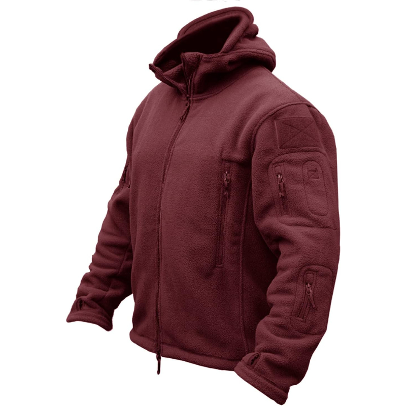 Tactical Fleece Warm Hooded Coat For Men
