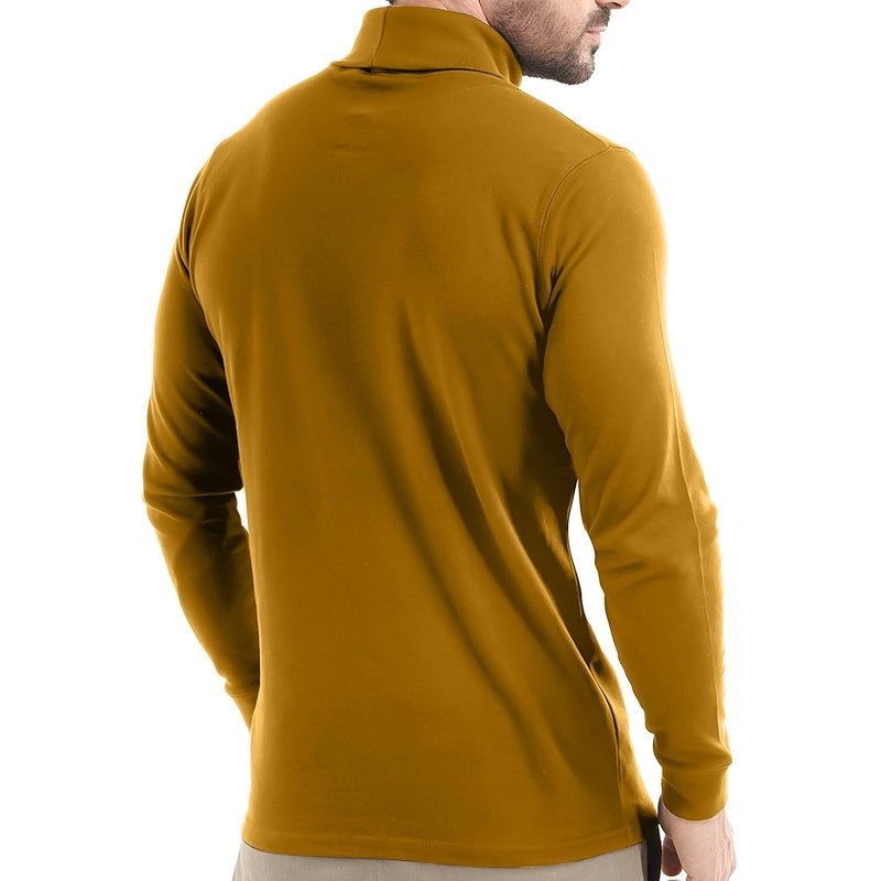Utopia Wear Turtleneck Slim Fit Lightweight Pullover Top