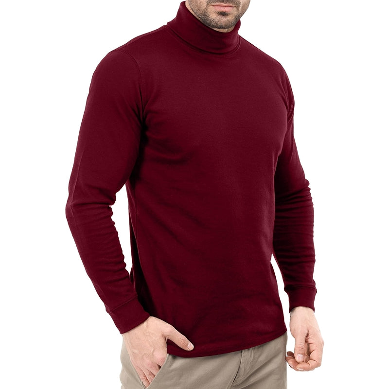 Utopia Wear Turtleneck Slim Fit Lightweight Pullover Top
