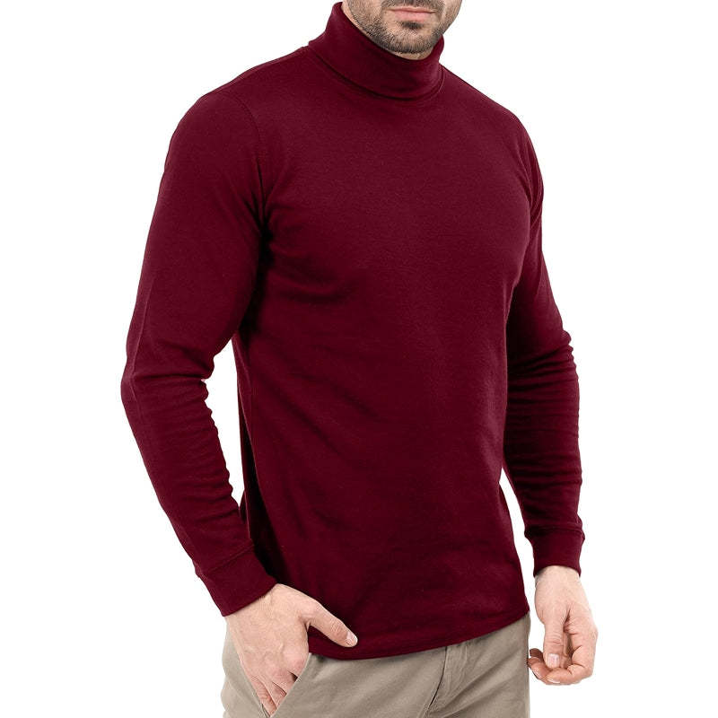 Utopia Wear Turtleneck Slim Fit Lightweight Pullover Top