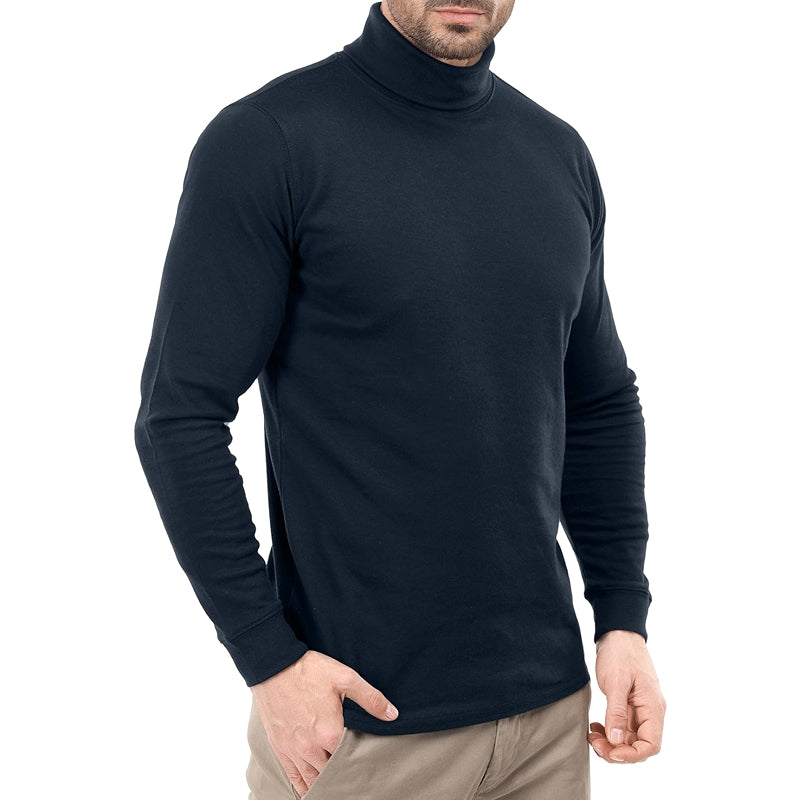 Utopia Wear Turtleneck Slim Fit Lightweight Pullover Top