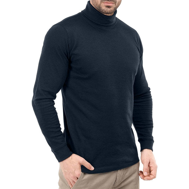 Utopia Wear Turtleneck Slim Fit Lightweight Pullover Top