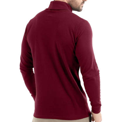 Utopia Wear Turtleneck Slim Fit Lightweight Pullover Top