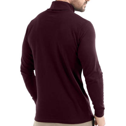 Utopia Wear Turtleneck Slim Fit Lightweight Pullover Top