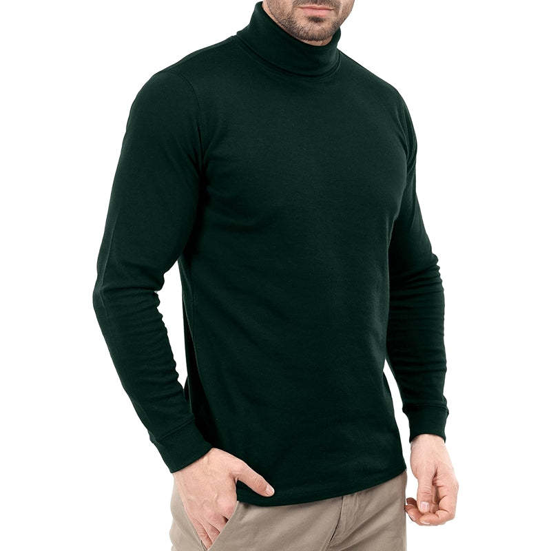 Utopia Wear Turtleneck Slim Fit Lightweight Pullover Top