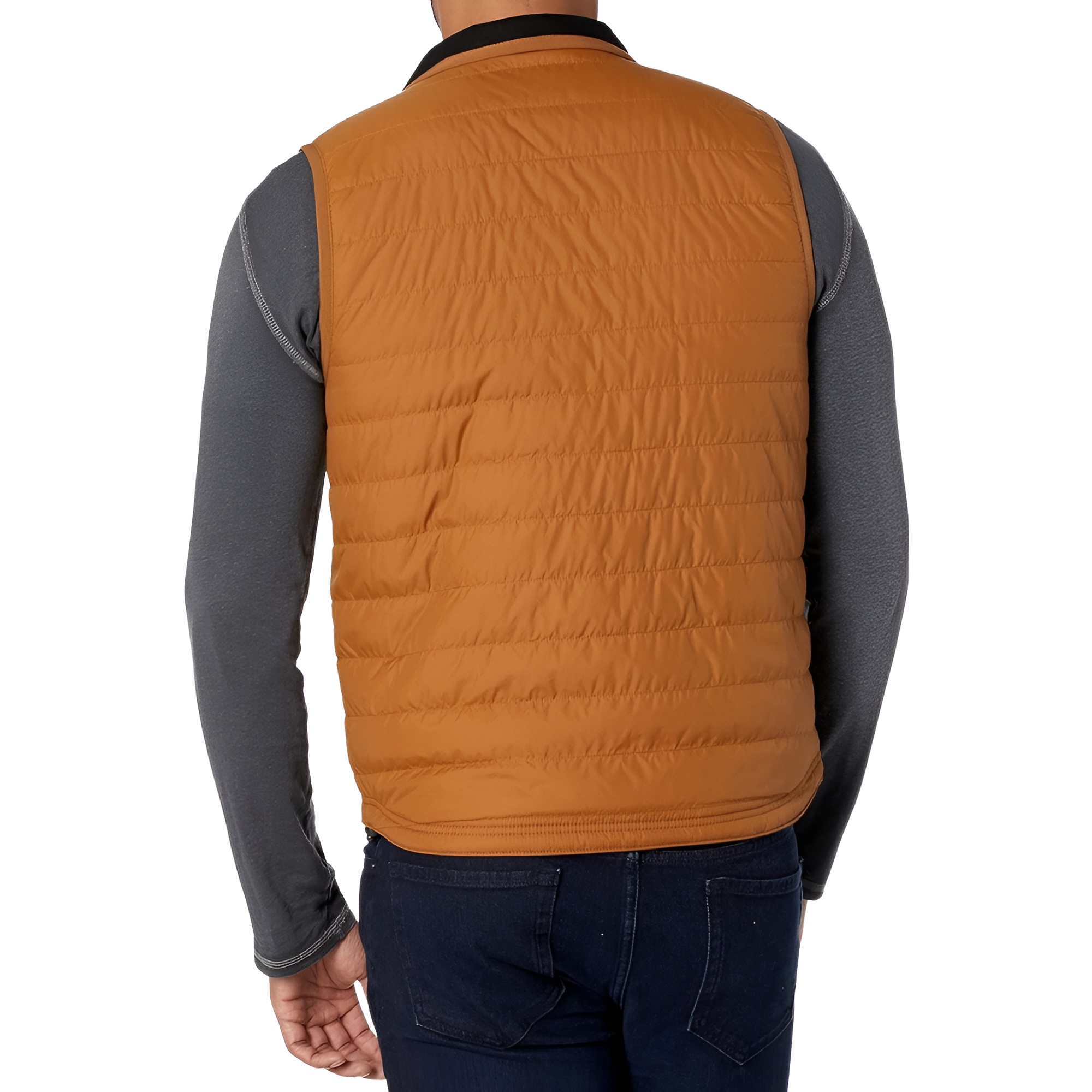 Lightweight Insulated Quilted Zip Front Outdoor Vest