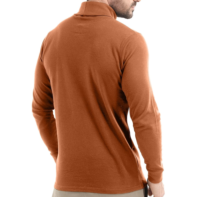 Utopia Wear Turtleneck Slim Fit Lightweight Pullover Top