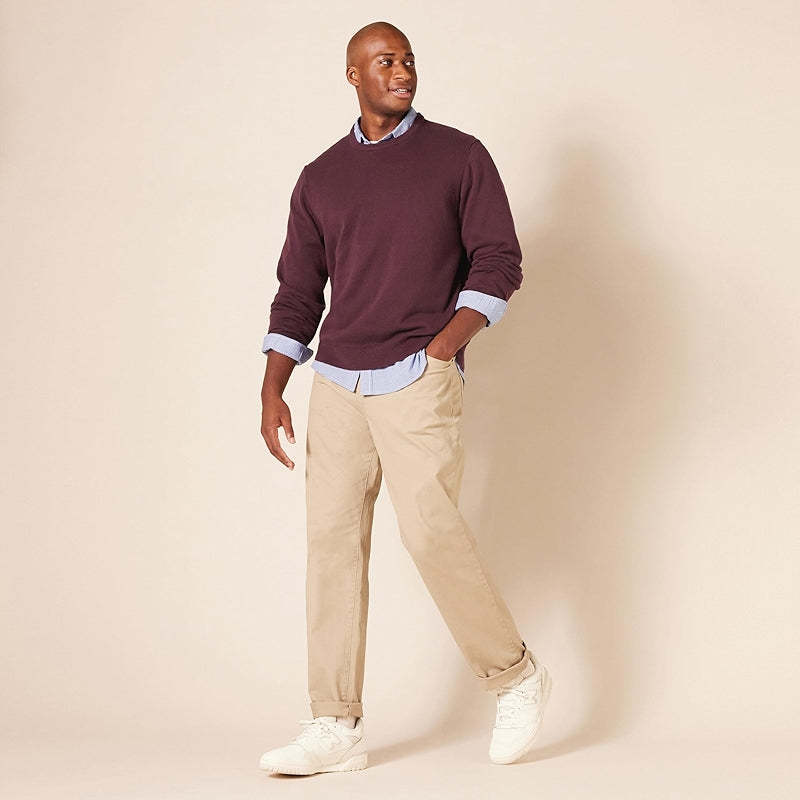 Crewneck Sweater Available In Big And Tall Sizes