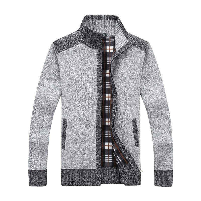 Shawl Collar Cardigan Slim Fit Button Cable Knit Sweater