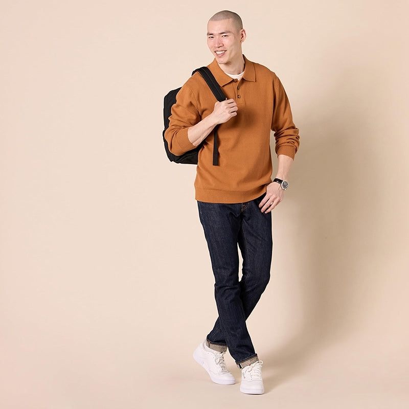 Essentials Relaxed Fit Polo Sweater