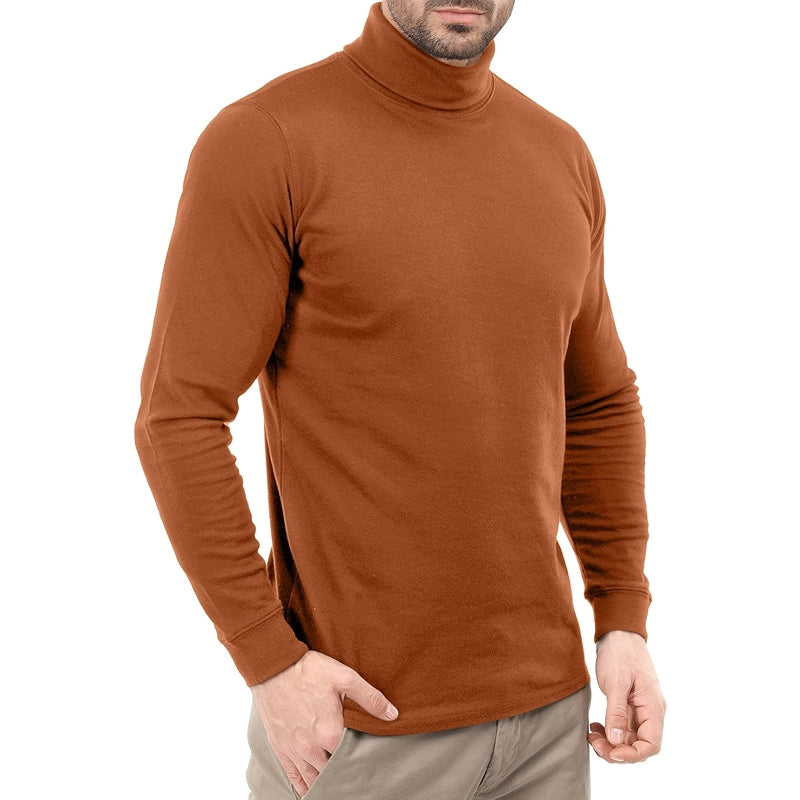 Utopia Wear Turtleneck Slim Fit Lightweight Pullover Top