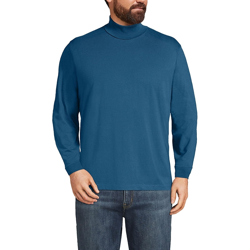 Super T Cotton Blend Turtleneck