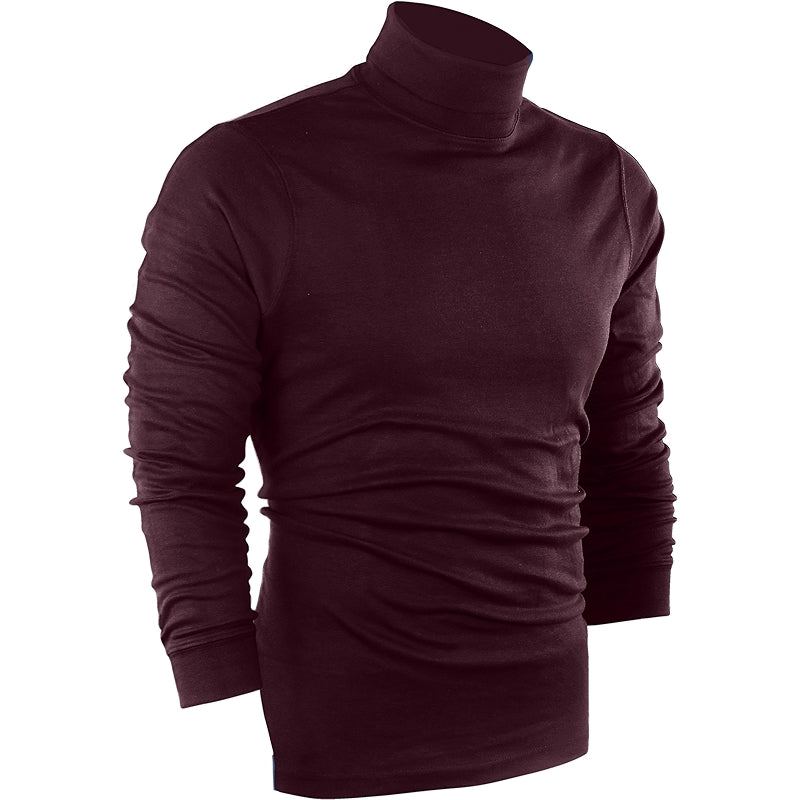 Utopia Wear Turtleneck Slim Fit Lightweight Pullover Top
