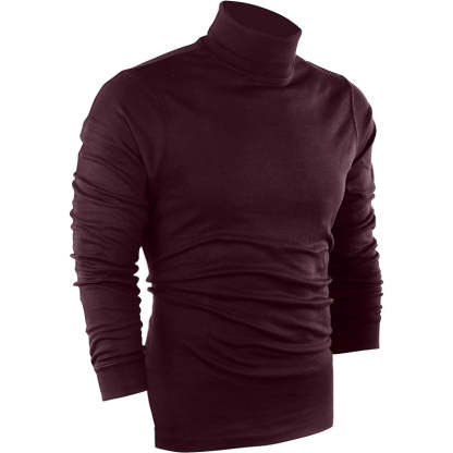Utopia Wear Turtleneck Slim Fit Lightweight Pullover Top