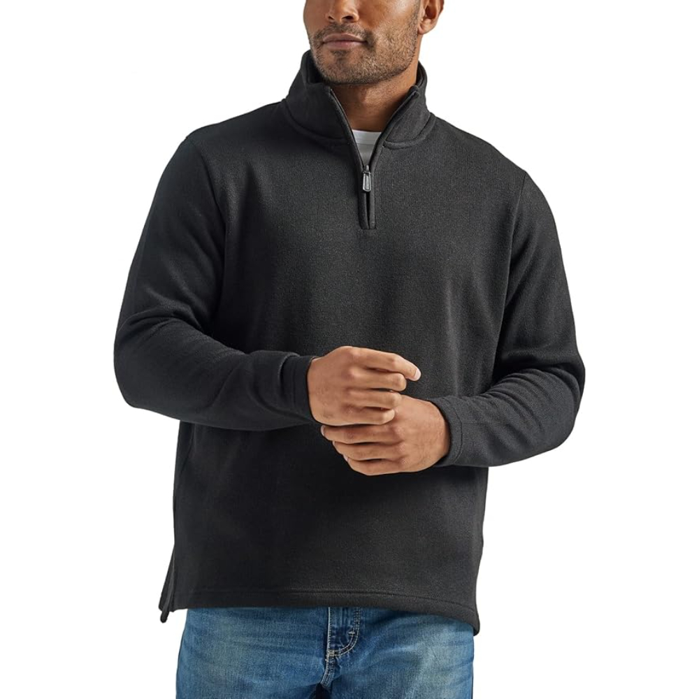 Long Sleeve Quarter Zip Fleece Pullover