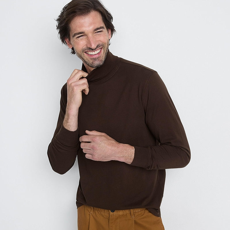 Super T Cotton Blend Turtleneck