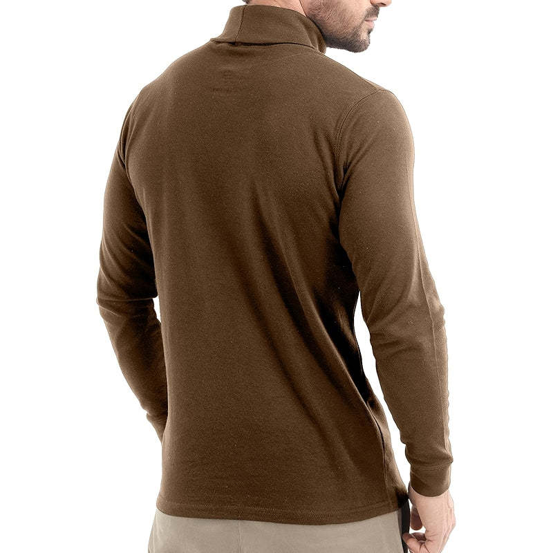 Utopia Wear Turtleneck Slim Fit Lightweight Pullover Top
