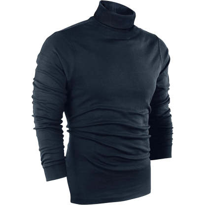 Utopia Wear Turtleneck Slim Fit Lightweight Pullover Top