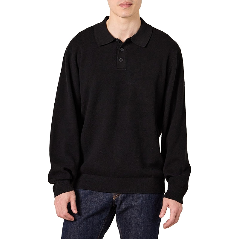 Essentials Relaxed Fit Polo Sweater