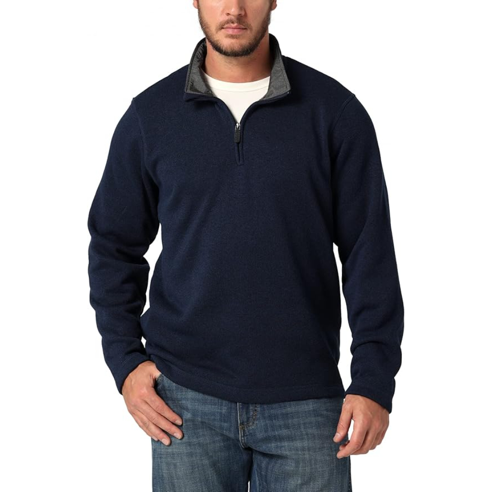 Long Sleeve Quarter Zip Fleece Pullover