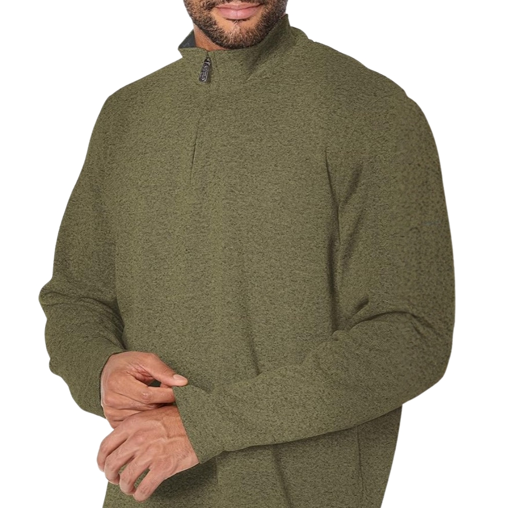 Long Sleeve Quarter Zip Fleece Pullover