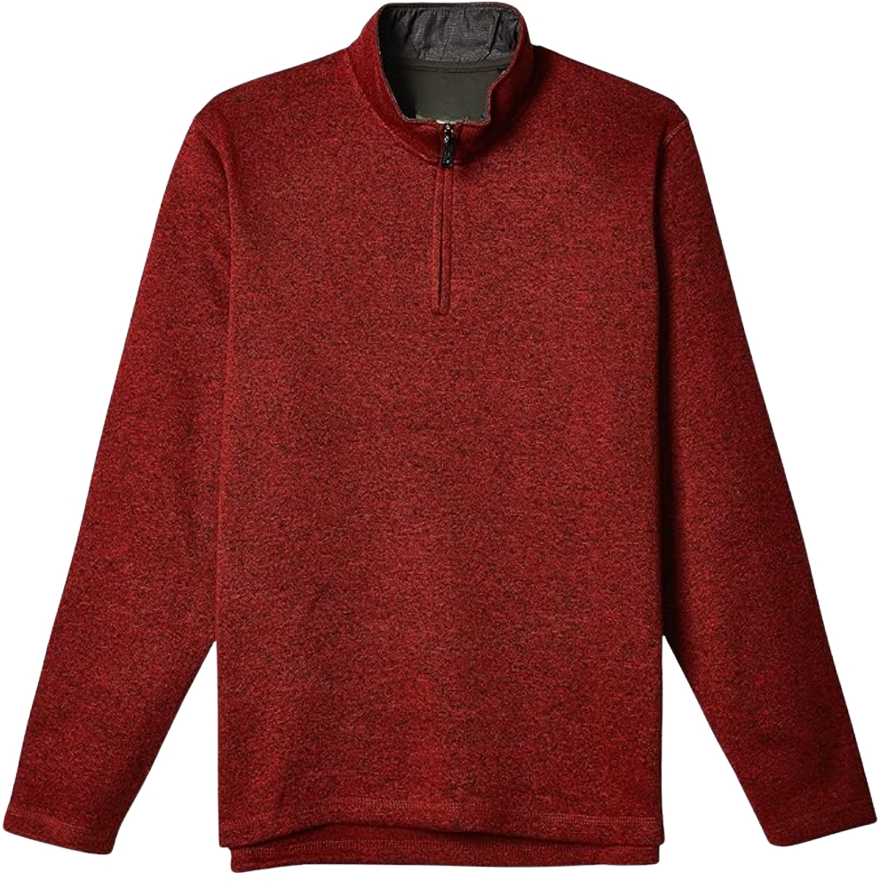 Long Sleeve Quarter Zip Fleece Pullover