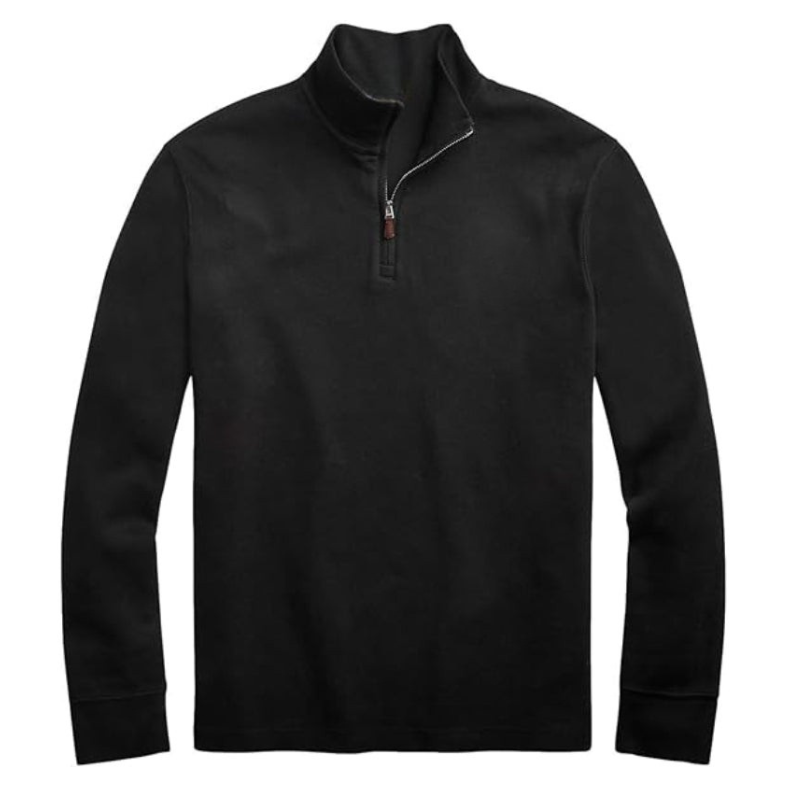 Classic Estate Rib Quarter Zip Pullover Sweater