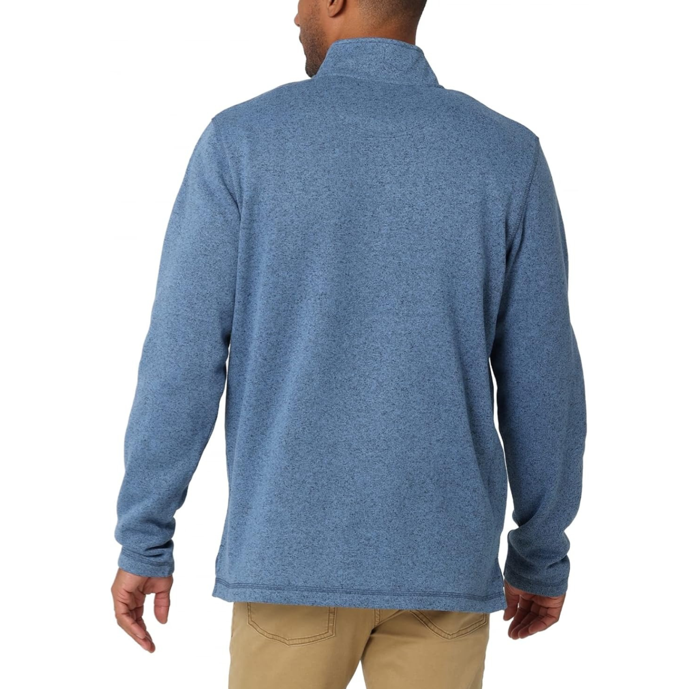 Mens Long Sleeve Fleece Quarter zip