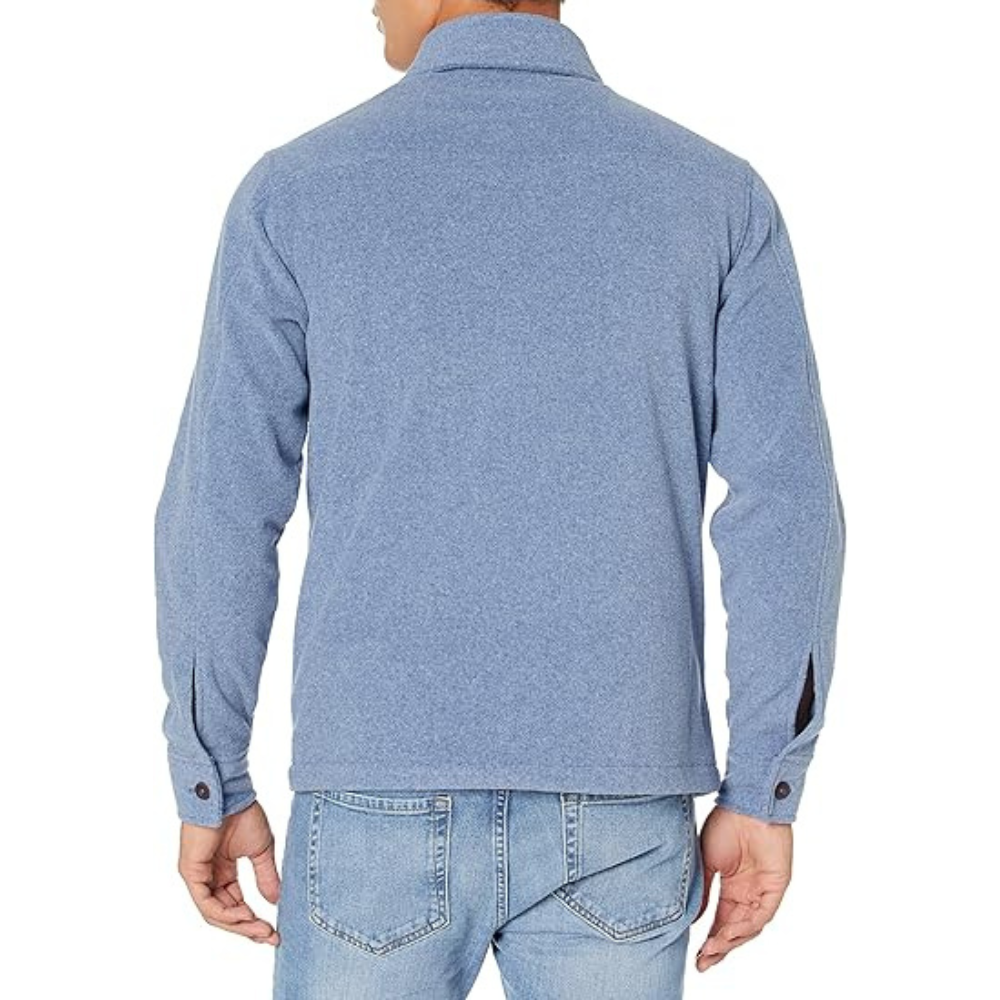 Men's Long Sleeve Polar Fleece Shirt Jacket
