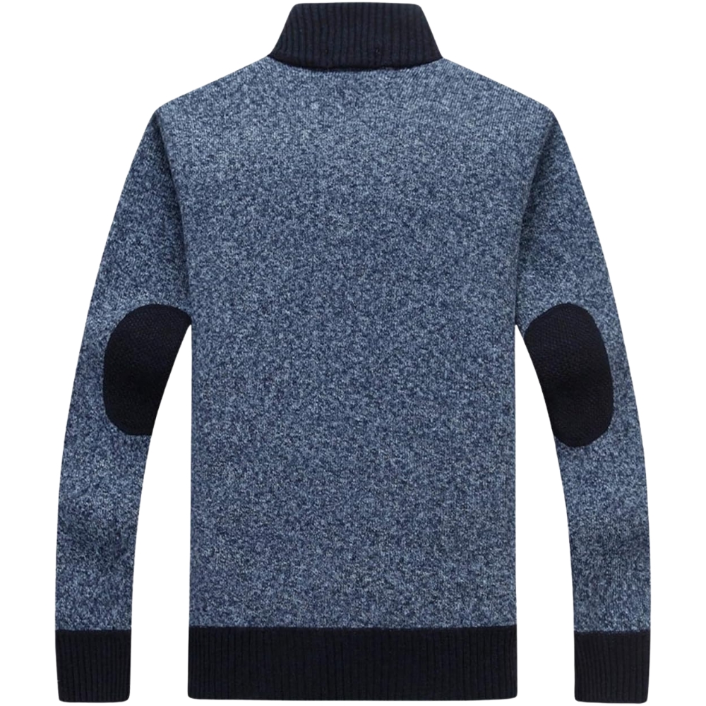 Full Zip Knit Cardigan With Pockets