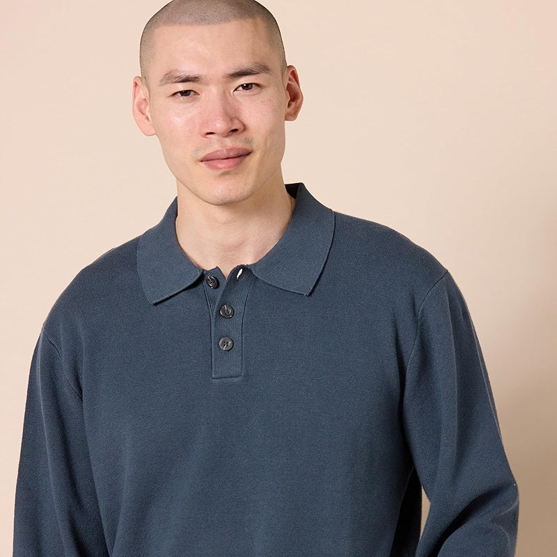 Essentials Relaxed Fit Polo Sweater