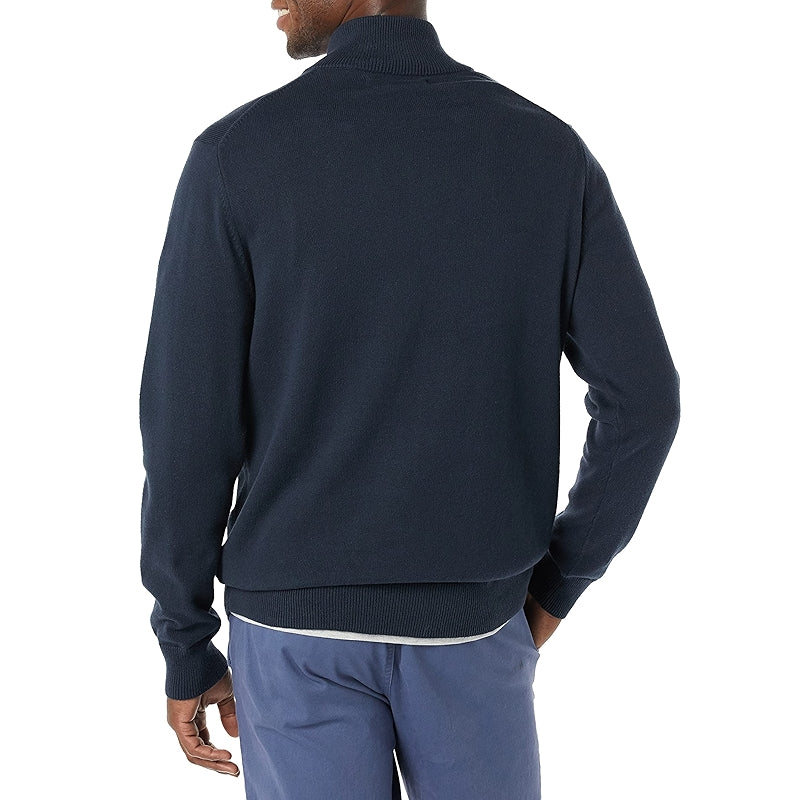 Cotton Quarter Zip Sweater