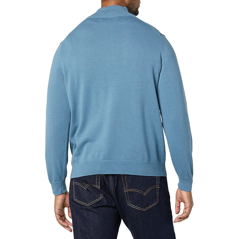 Cotton Quarter Zip Sweater
