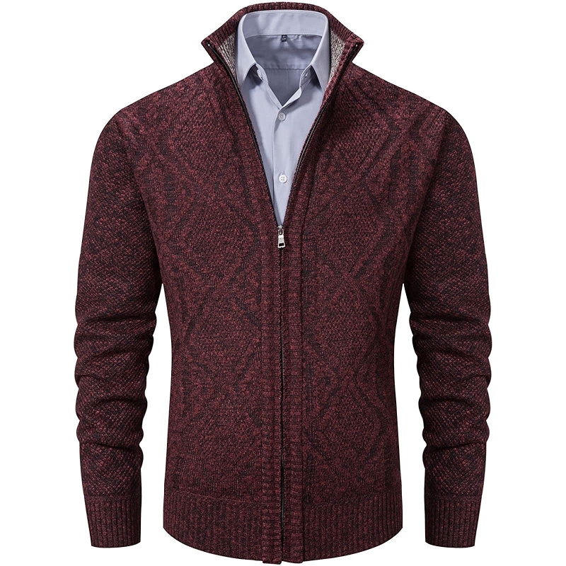 Versatile Knitted Cardigan With Pockets