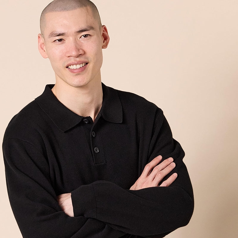 Essentials Relaxed Fit Polo Sweater