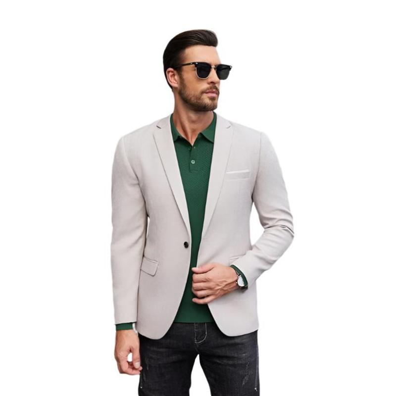 Knit Polo Sweater Long Sleeve Casual Collared Quarter Button