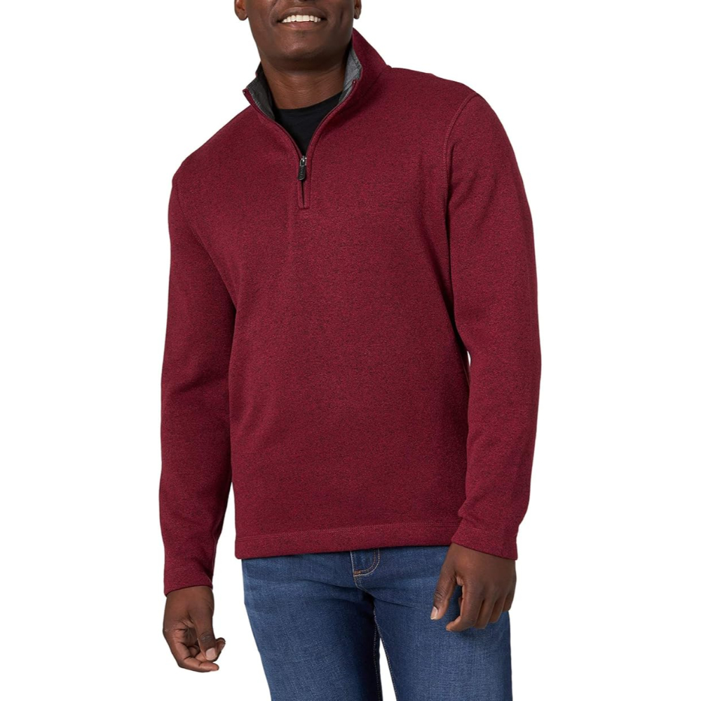 Long Sleeve Quarter Zip Fleece Pullover