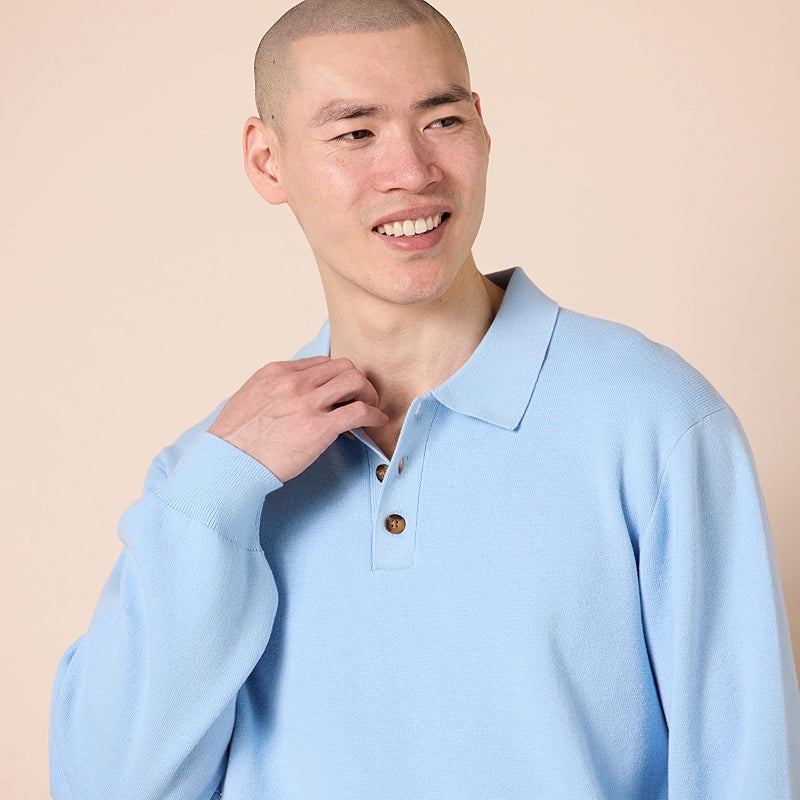 Essentials Relaxed Fit Polo Sweater