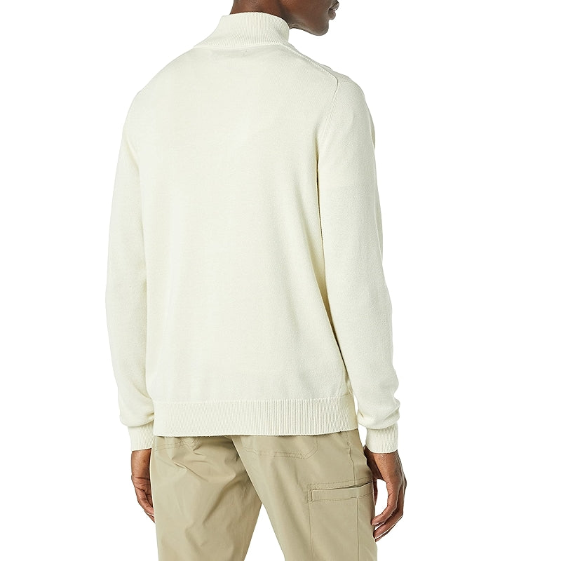 Cotton Quarter Zip Sweater