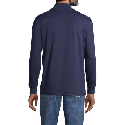 Super T Cotton Blend Mock Turtleneck