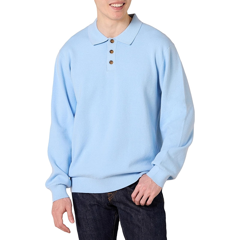 Essentials Relaxed Fit Polo Sweater