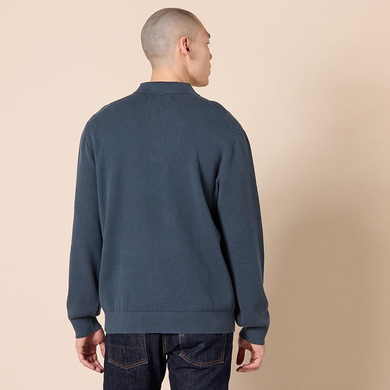 Essentials Relaxed Fit Polo Sweater