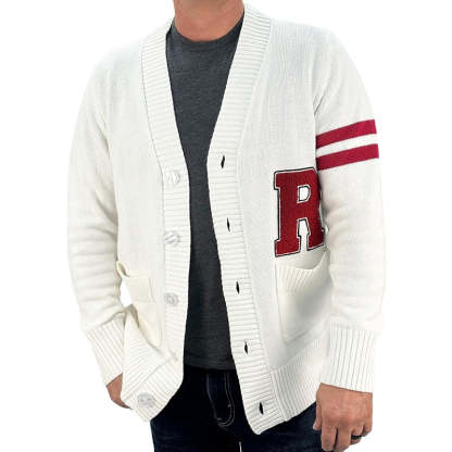 1950S Letterman Cardigan Sweater