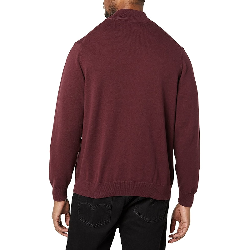 Cotton Quarter Zip Sweater
