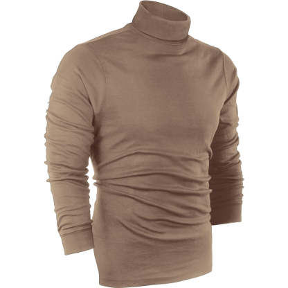 Utopia Wear Turtleneck Slim Fit Lightweight Pullover Top