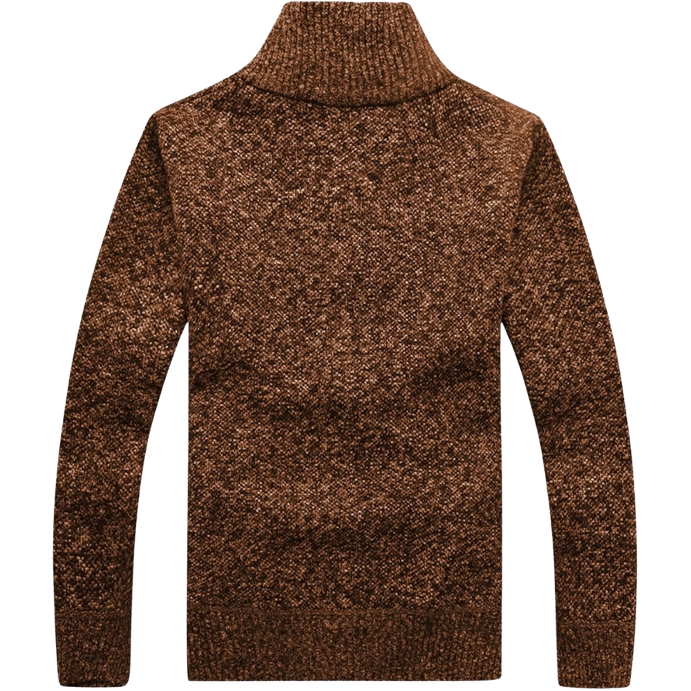 Full Zip Knit Cardigan With Pockets