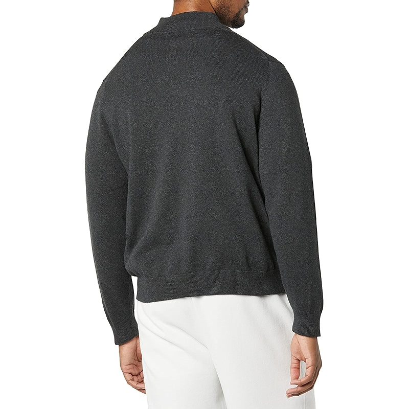 Cotton Quarter Zip Sweater