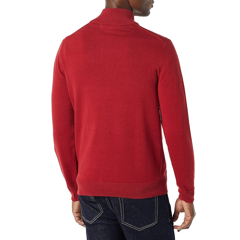 Cotton Quarter Zip Sweater